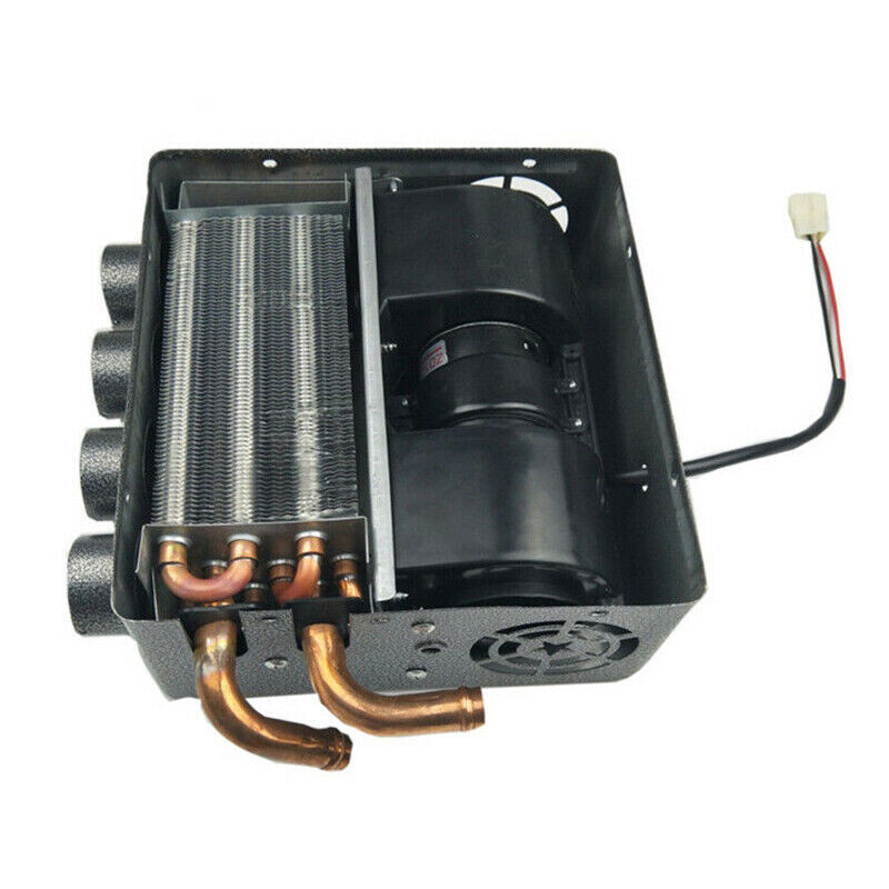 12V Universal Truck Car Underdash Compact Heater Kit Copper Tube+Speed Switch