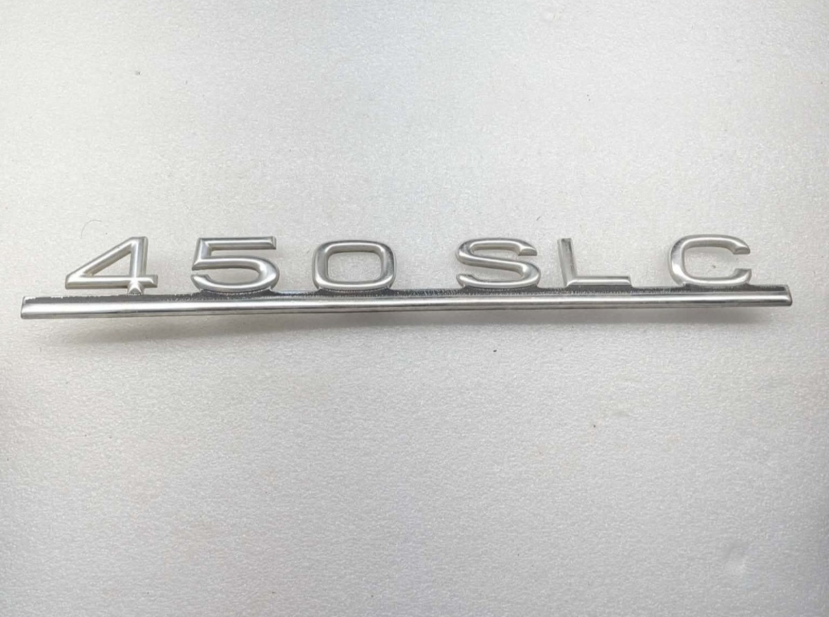 Mercedes C107 \'73-\'80 450SLC Trunk Emblem Badge 1078170515 Mercedes C107 \'73-\'80 450SLC Trunk Emblem Badge 1078170515