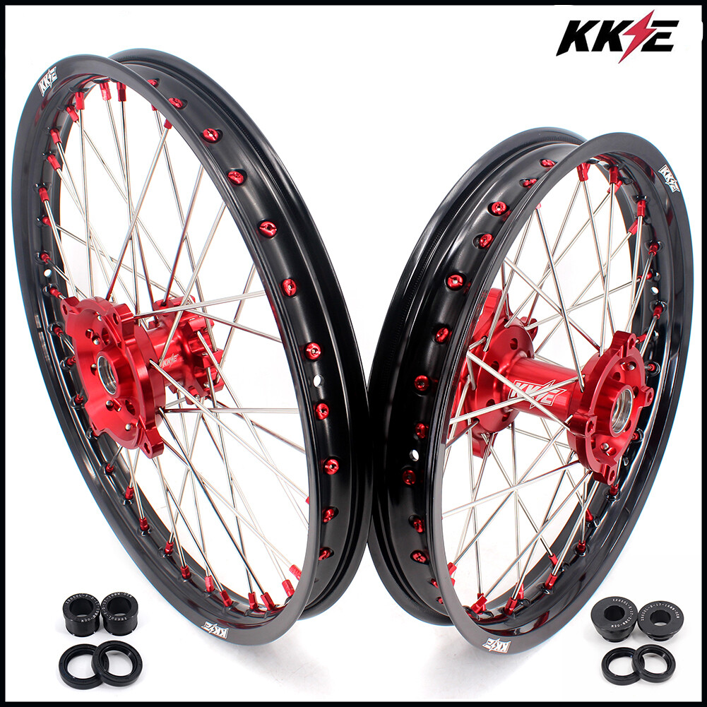 KKE 21/18 Rims OEM Size For Honda XR650L 1993-2025 Enduro Wheels CNC Hubs Spoked