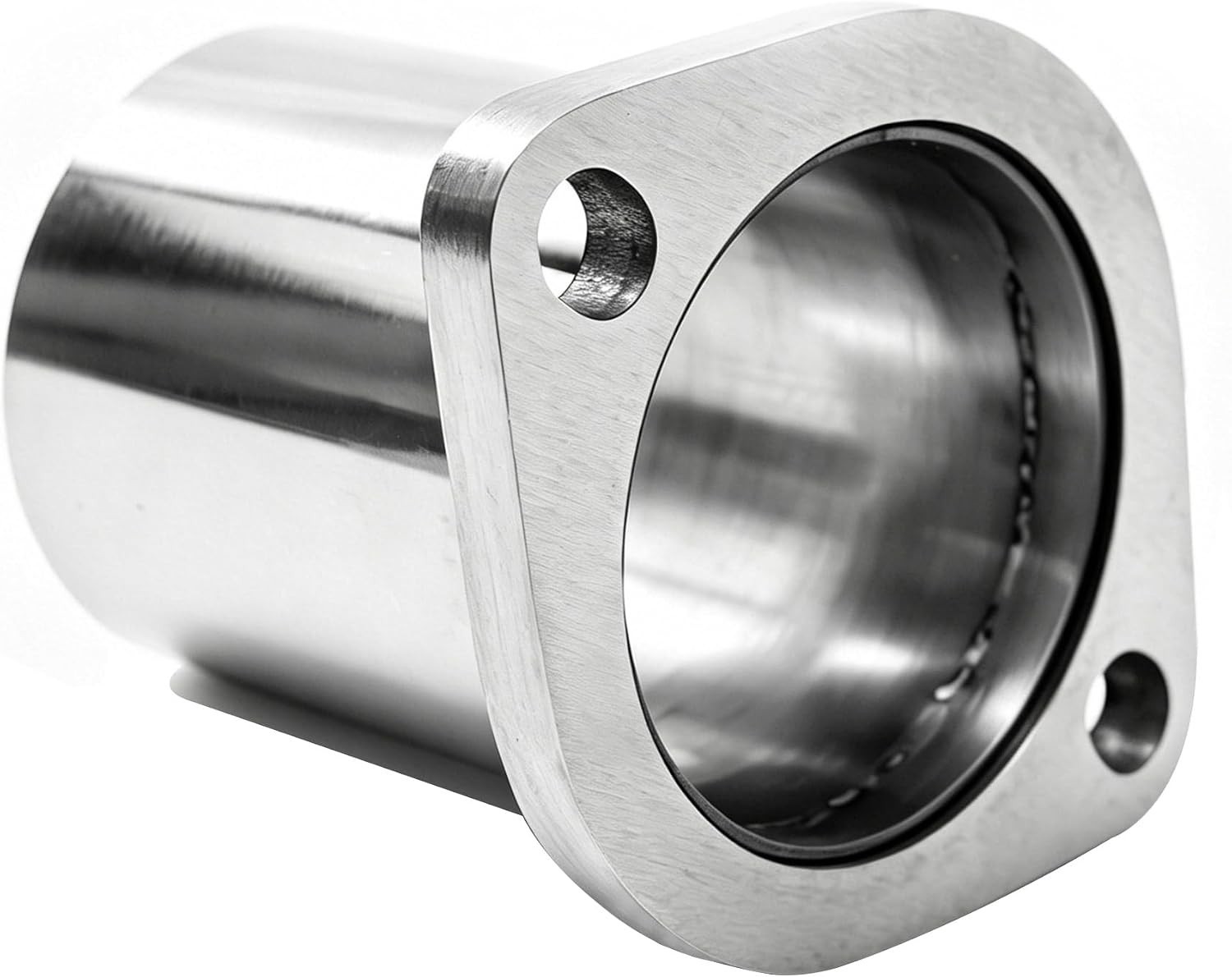  Flange Adapter, Universal T304 Stainless Steel Header 3\