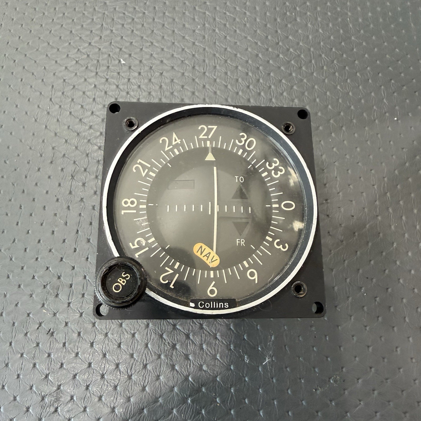Collins IND-350 Avionics Navigation Indicator ~ PN: 622-2082-003
