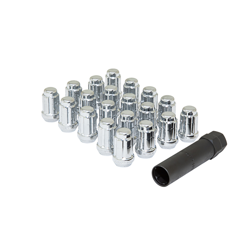Gorilla Automotive Lug Nuts - 12mm x 1.50 - Chrome Finish - Set of 20
