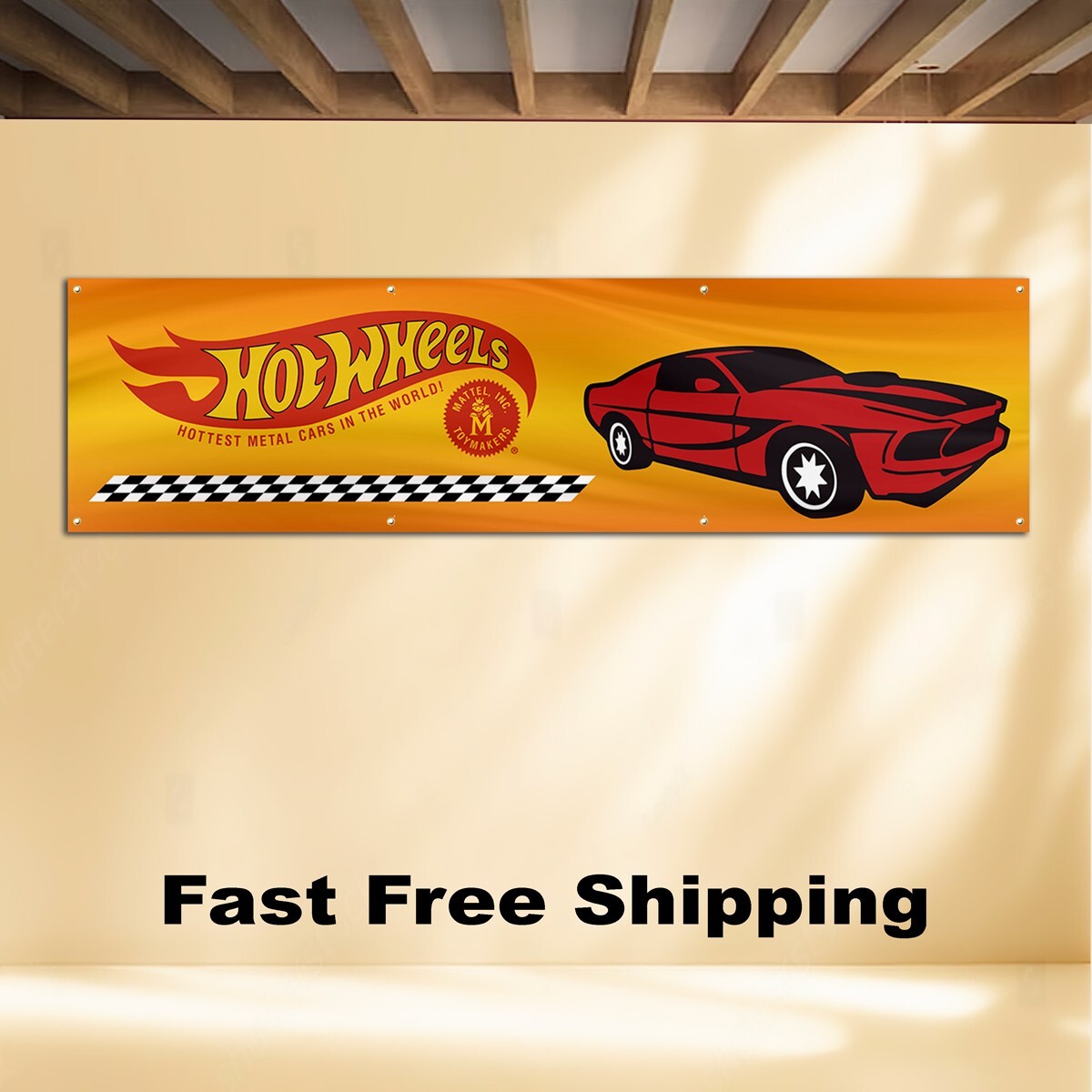 HOT WHEELS 2'X8' BANNER FLAG HOT WHEELS 2'X8' BANNER FLAG
