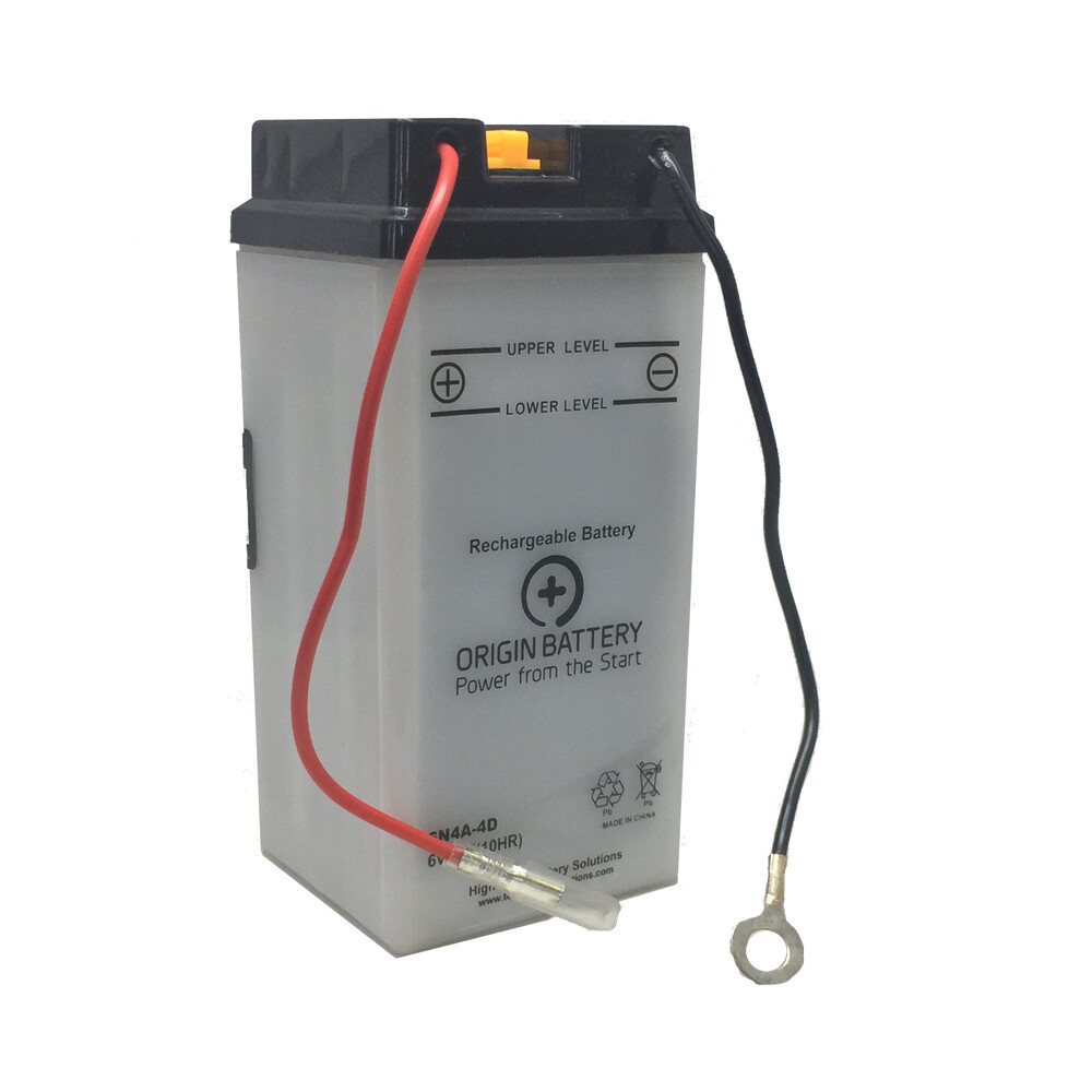6V 4AH Yamaha Motorcycle Battery - LT2 LT3 100 Enduro G6S YG1 Vintage Models