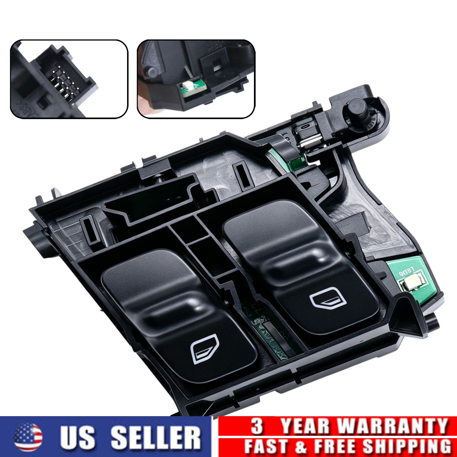 Fit For Porsche 997 987 Cayman Boxster Window Switch Driver Left 99761315105A05