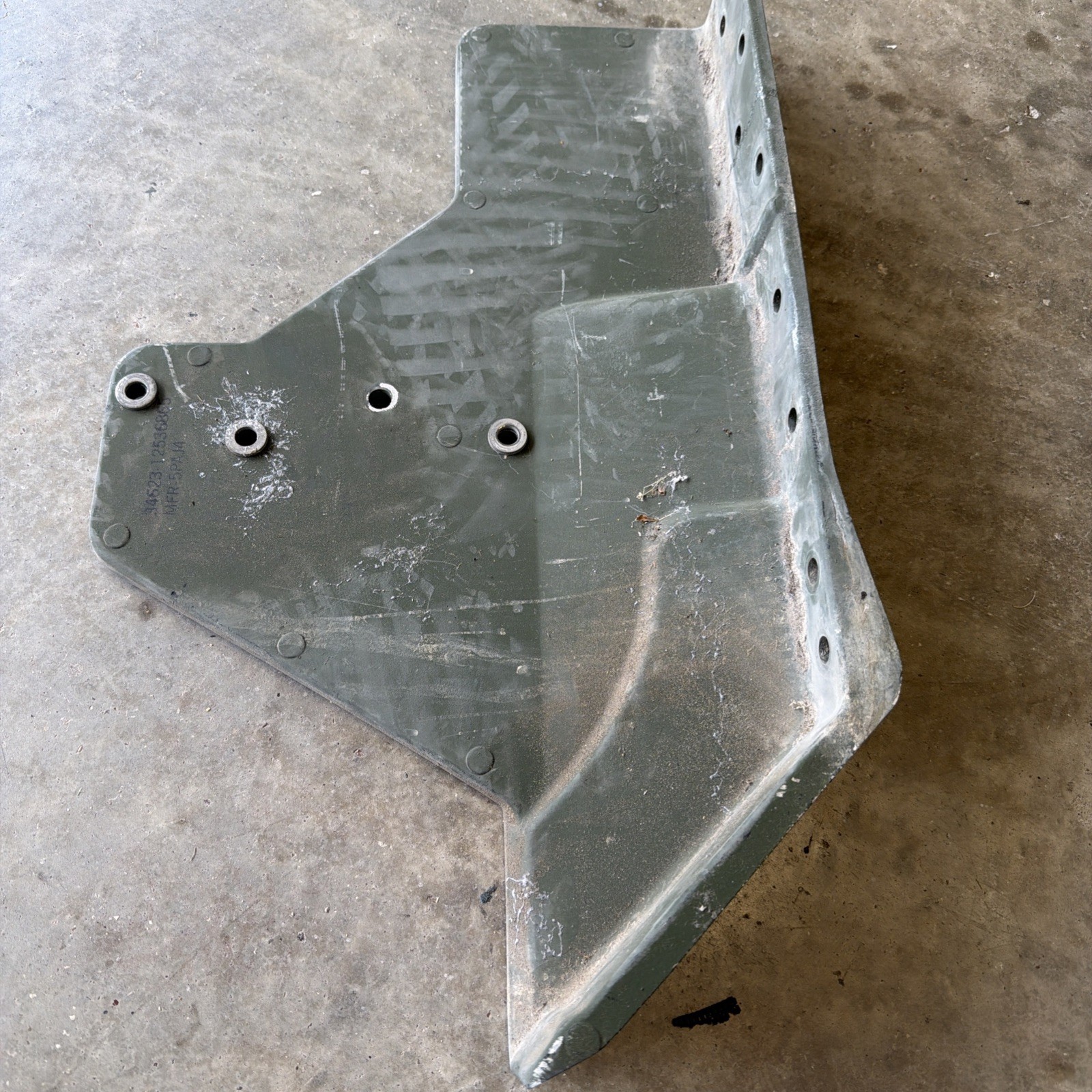 HMMWV Aluminum Under-Blast Mount Armor Driver Tunnel -- HUMMER HUMVEE