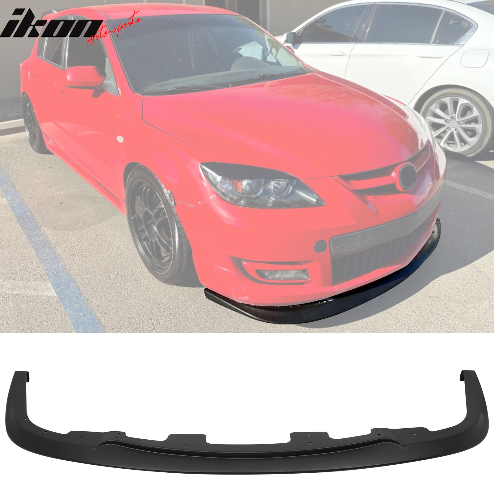 Fits 07-09 MazdaSpeed 3 04-08 Mazda 6 S/i Front Bumper Lip Spoiler Unpainted PP