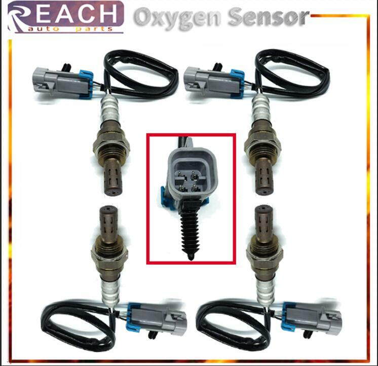 4pcs Upstream+Downstream Oxygen Sensor For 02-05 Cadillac DeVille/Pontiac Aztek