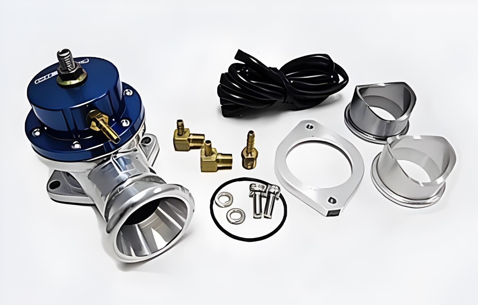 Universal Blowoff Valve Type  32mm w/ V-Band Blue