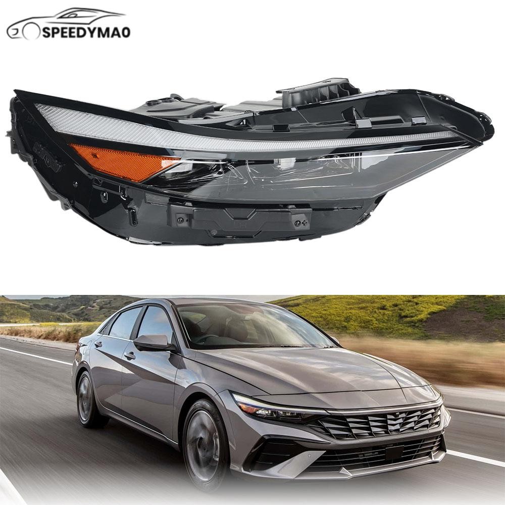 For Hyundai Elantra 2024-25 Right LED Headlight W/DRL Signal Assembly 92012AA740
