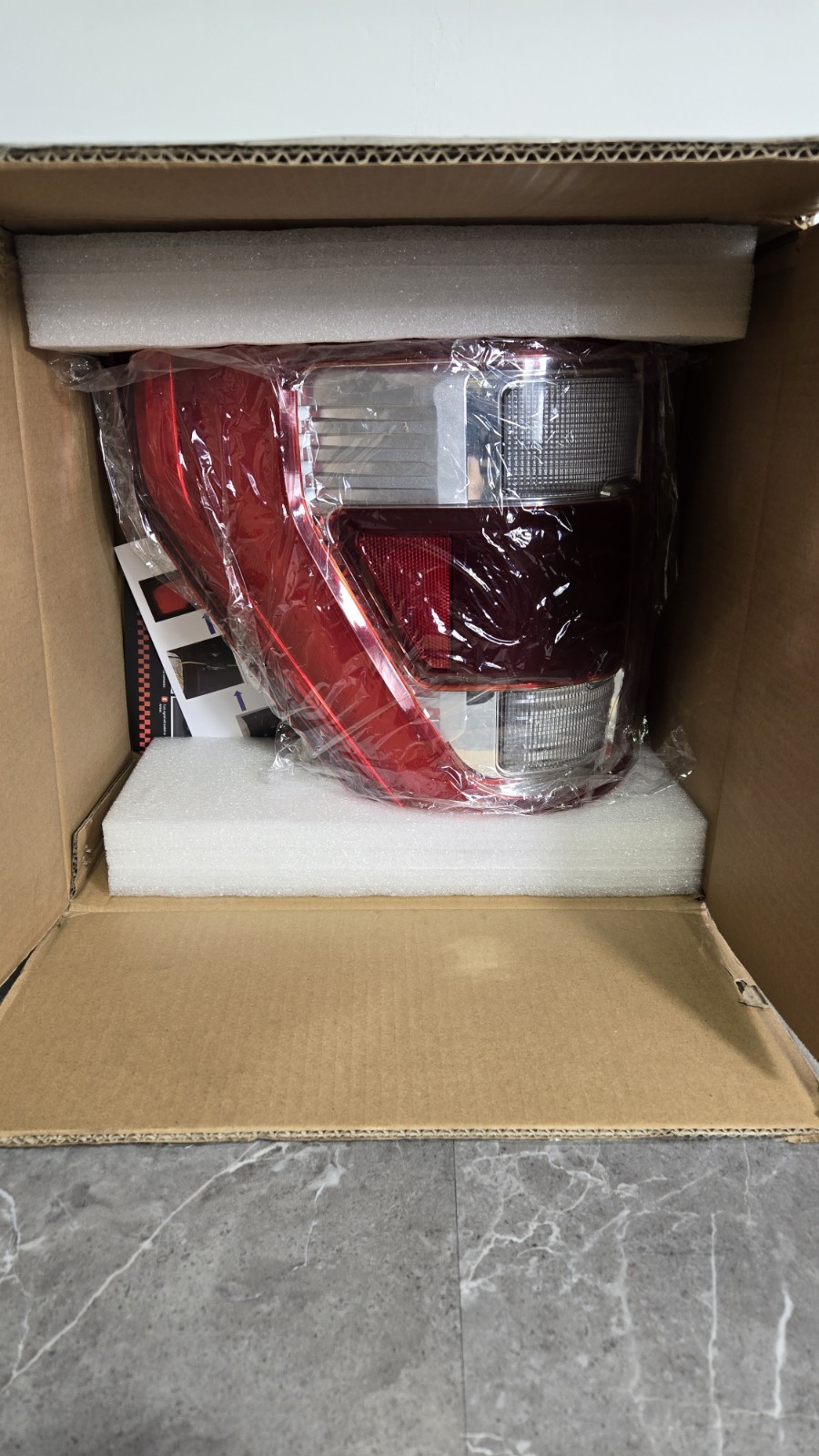 For 2021-2023 Ford F-150 F150 LED Left Driver Side Tail Light Lamp w/ Blind Spot