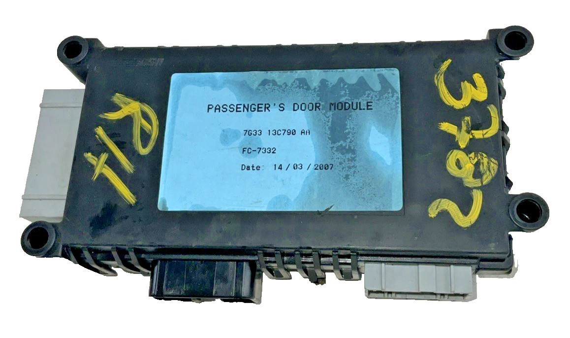 06-16 Aston Martin V8 Vantage FR Passenger Door Control Module 7G3313C790AA OEM