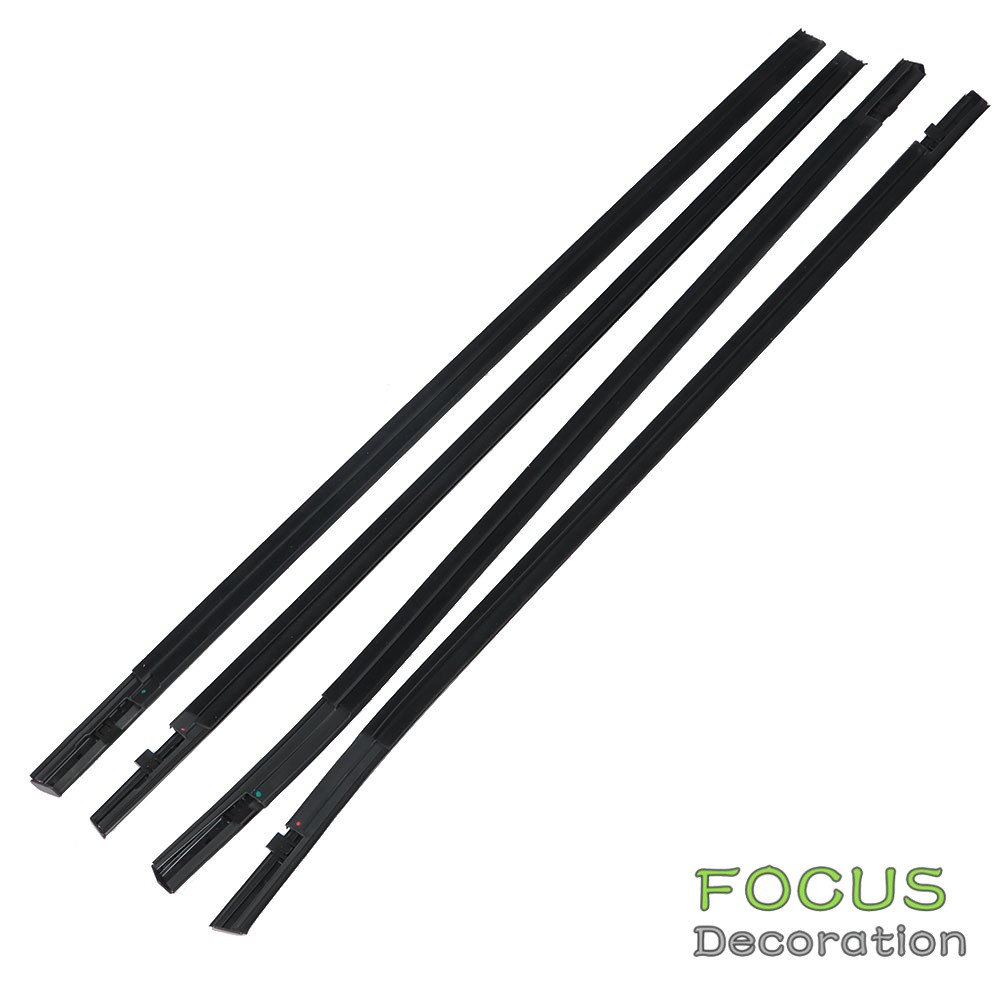 Outer Window Weatherstrip Molding Trim For Honda Civic Sedan 2016-2018 2019 New