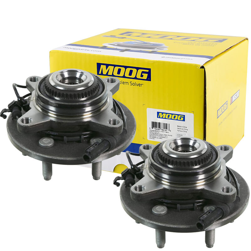 For 2004-2008 Ford F-150 MOOG Front Wheel Bearing & Hubs Assembly w/ABS 4WD 6LUG