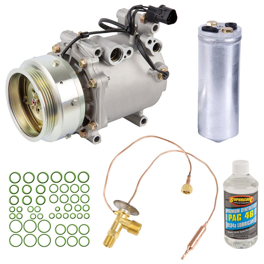 For Eagle Talon & Mitsubishi Eclipse AC Compressor w/ A/C Repair Kit TCP For Eagle Talon & Mitsubishi Eclipse AC Compressor w/ A/C Repair Kit TCP