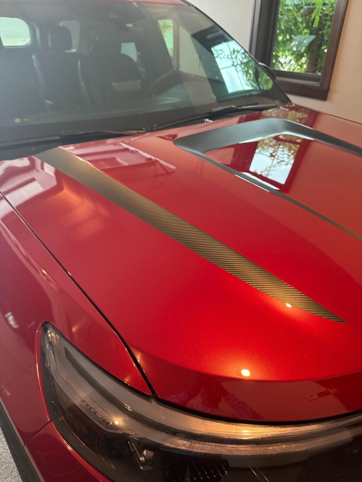Ford Explorer Hood Graphic Viny Center Scoop & Side Bevels for 2020-2026 Gen 6