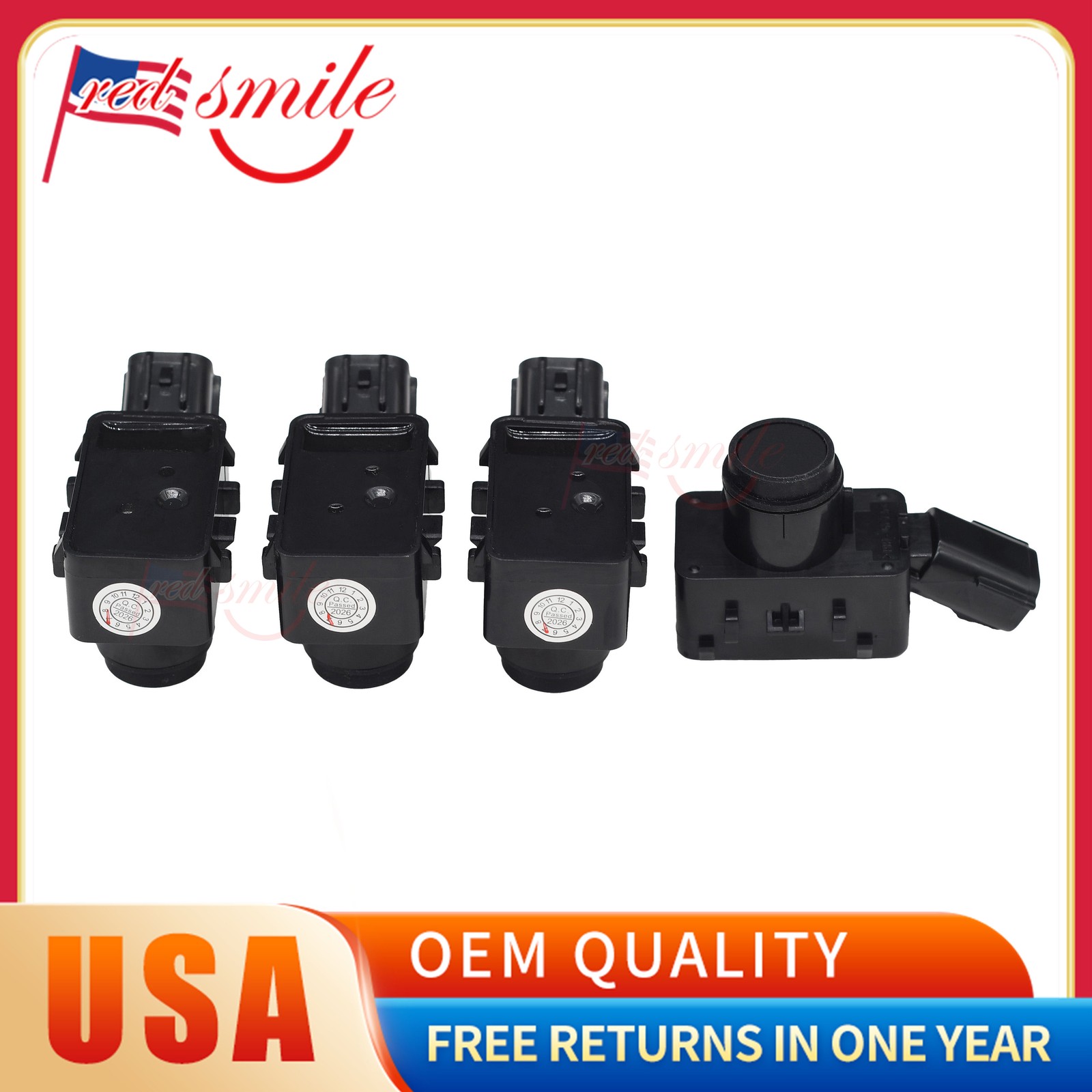 NEW 4Pcs Parking Sensor Black for Toyota Lexus Prius RX350 450h 89341-48040