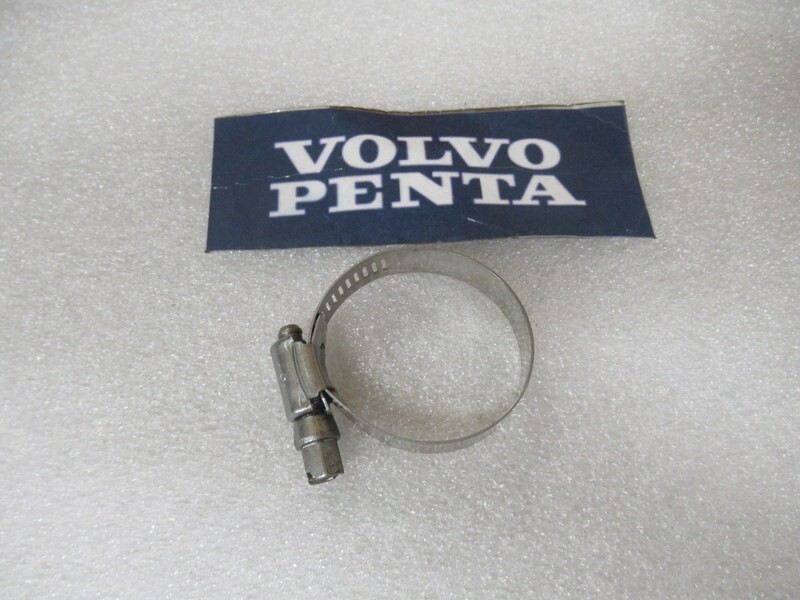 P3A Genuine Volvo Penta Marine 3863440 Hose Clamp OEM New Factory Boat Parts