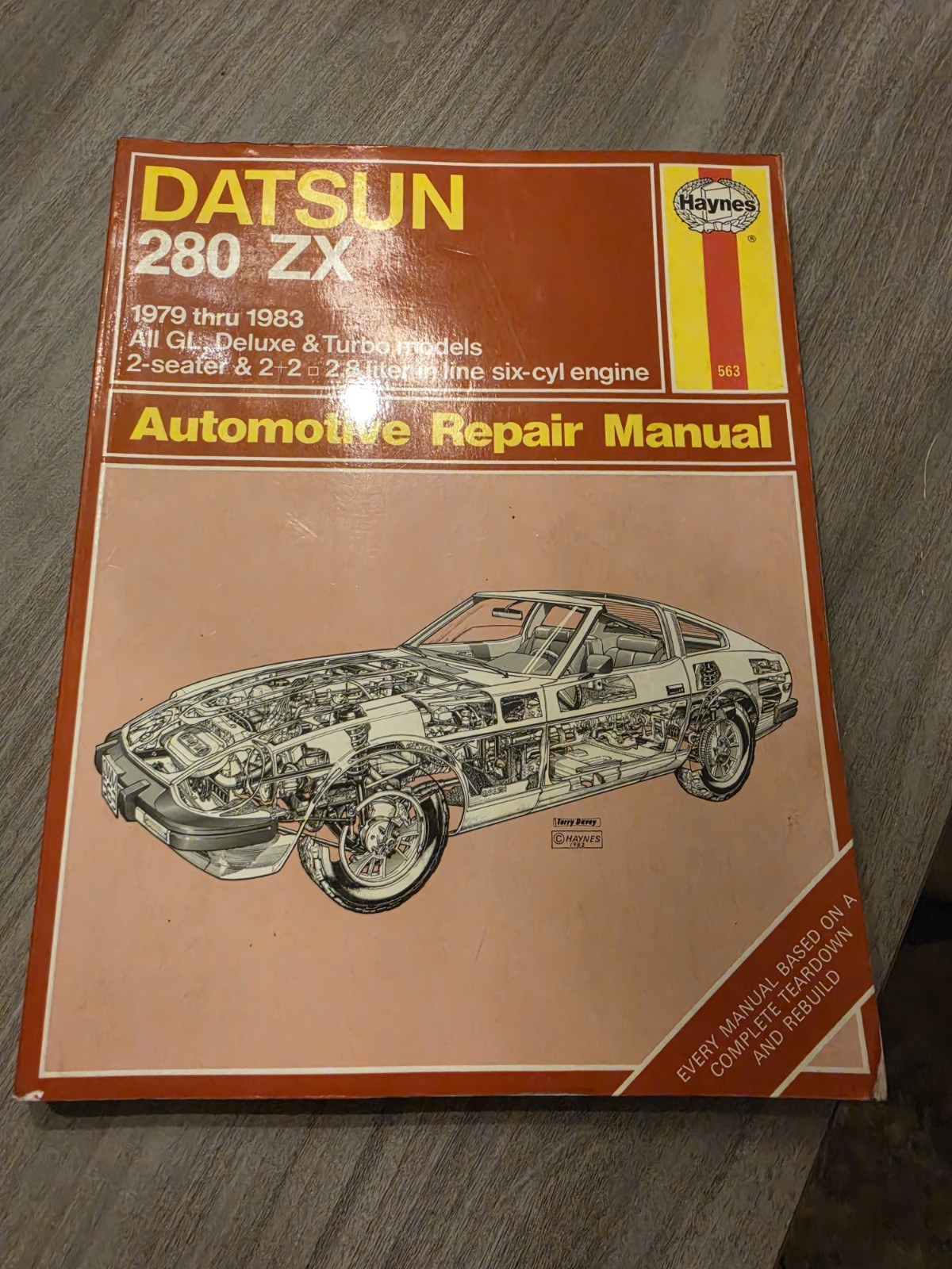 1979-1983 Datsun 280 ZX Haynes 563 Repair Manual GL Deluxe & Turbo Models 2.8L 1979-1983 Datsun 280 ZX Haynes 563 Repair Manual GL Deluxe & Turbo Models 2.8L