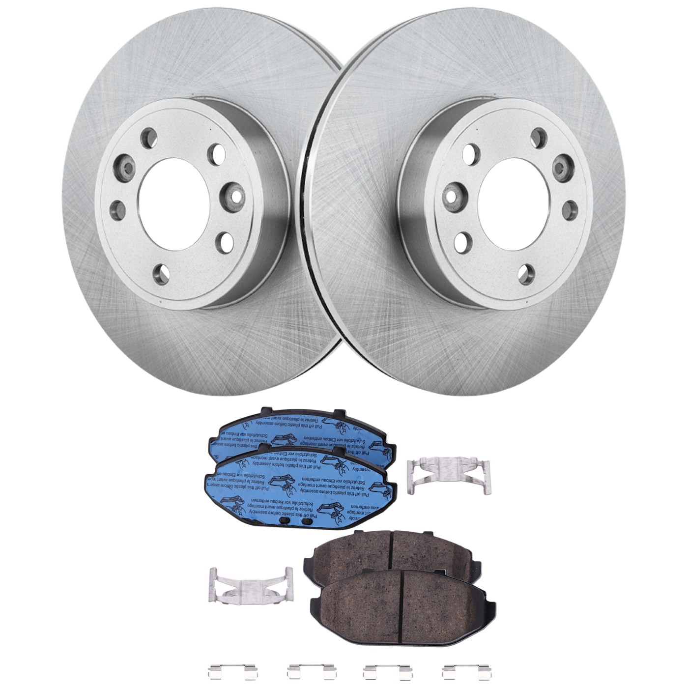 Front & Rear Brake Disc Rotors and Pads Kit for Lincoln Town Car Crown Victoria