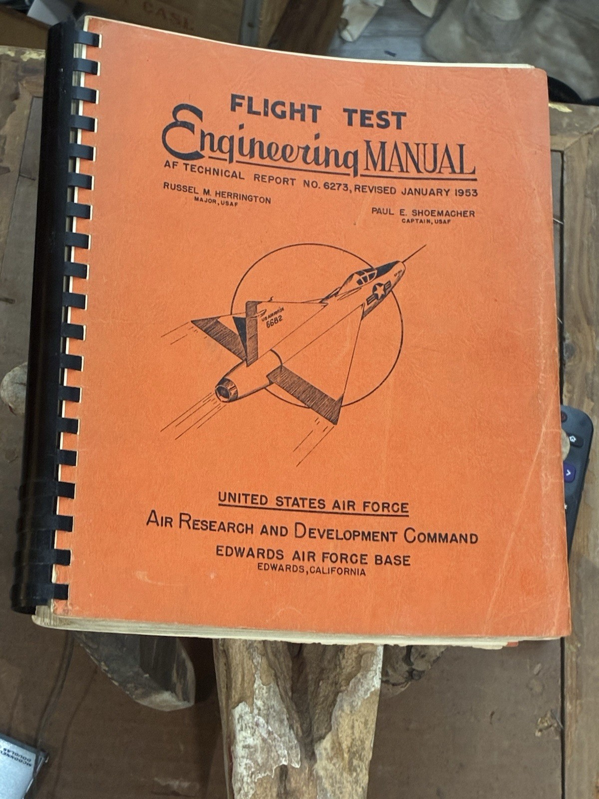 1953 Edwards AFB Flight Test Manual AFTR 6273 Douglas Aircraft Director Copy