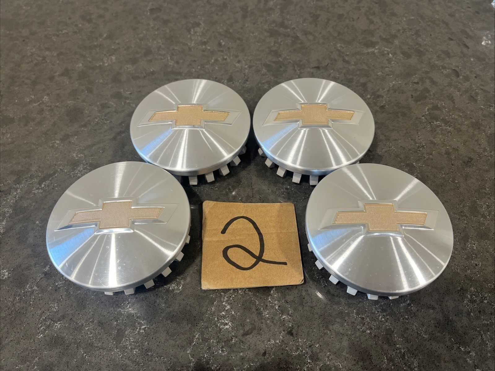 🔥2015-22 Chevy Tahoe Suburban Silverado Set Of 4 Center Caps OEM 22837060