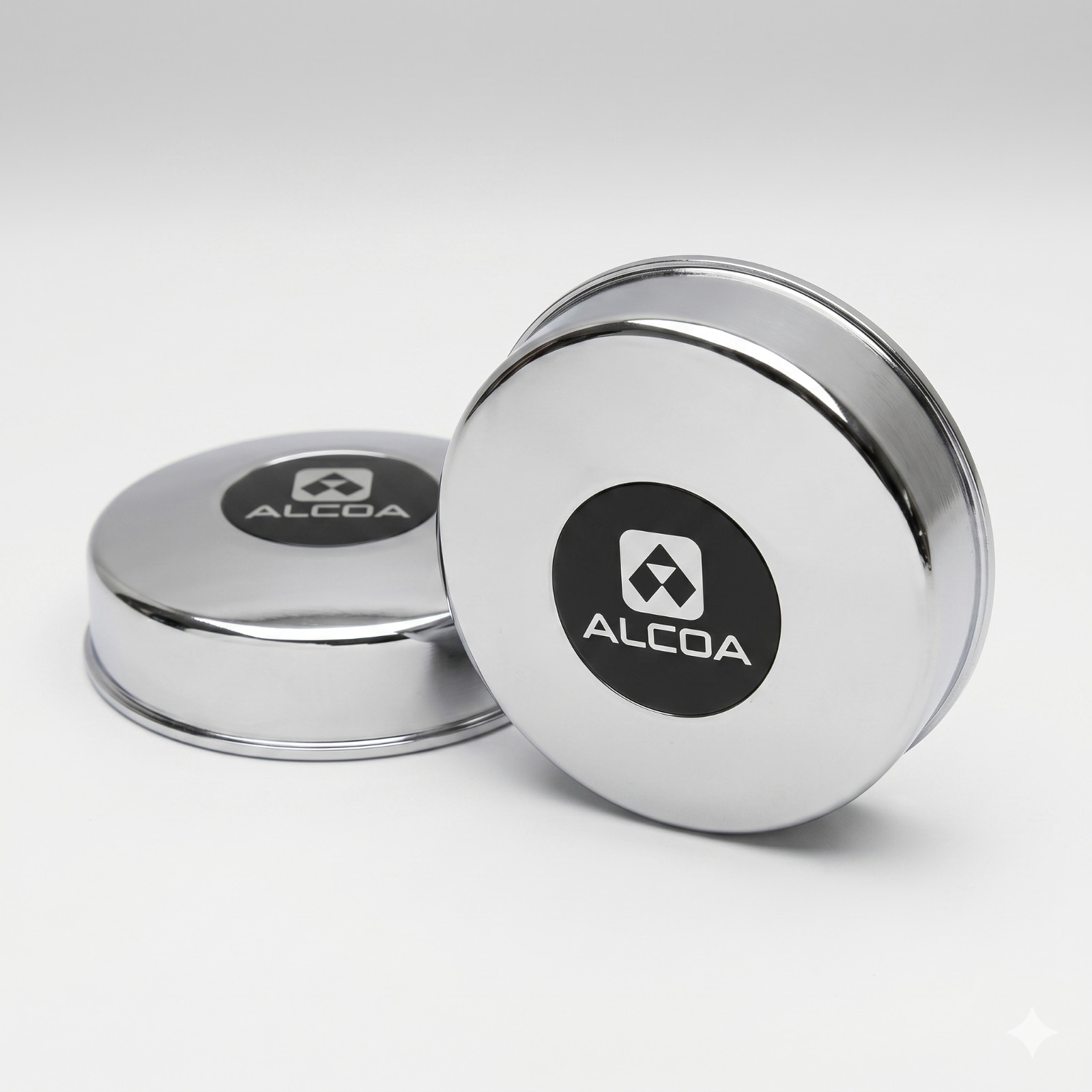 2pk Alcoa 001611 Front Dually Hub Cover 1.125in 8x6.5 Fits Ford Dodge Chevy