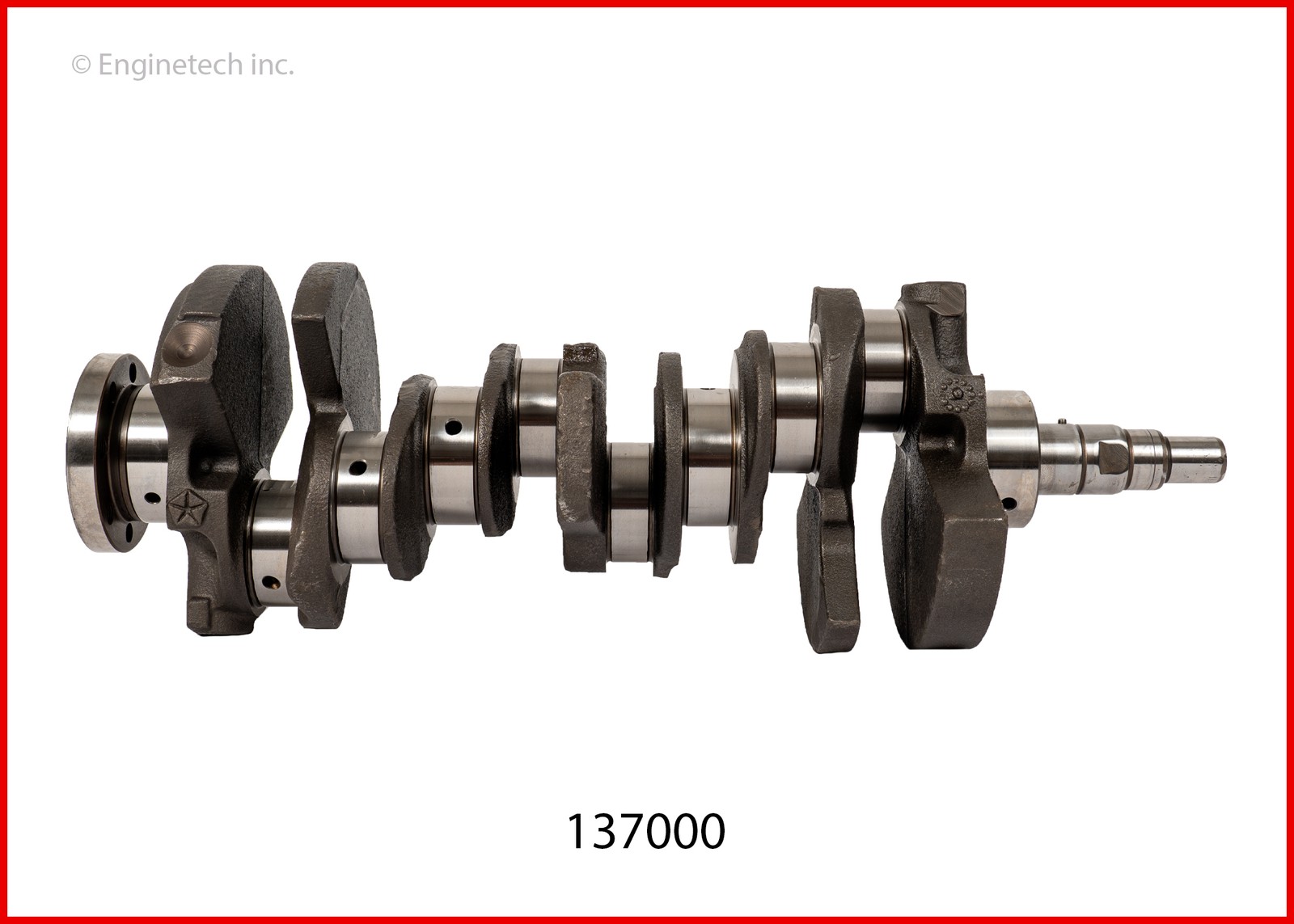 Enginetech Remanufactured Engine Crankshafts Kit with Main and Rod bearings