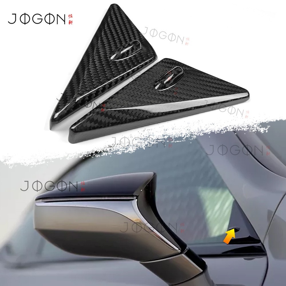 Real Carbon Front A Pillar Triangle Cover For Lexus LC500 500h Convertible 2018+
