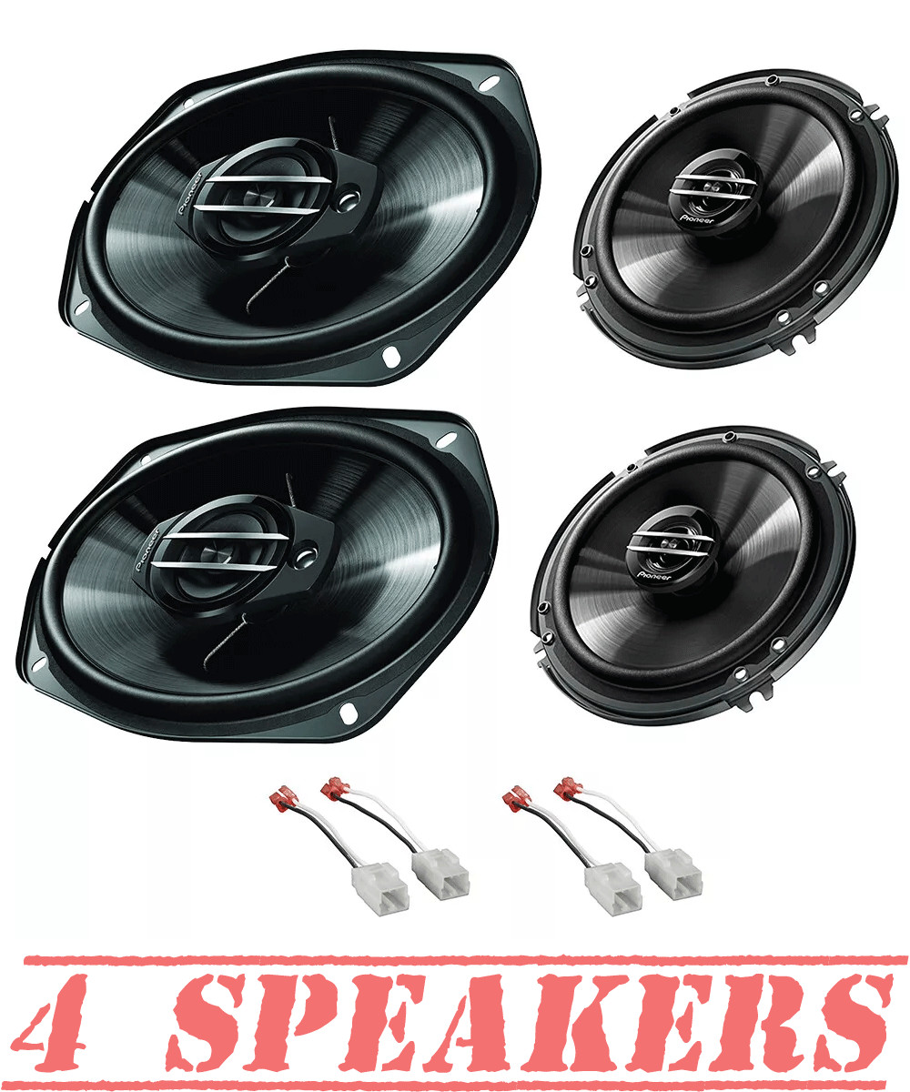 Pioneer TSG Front and Rear Door Speaker Upgrade for 2002 - 2008 Dodge Ram 1500