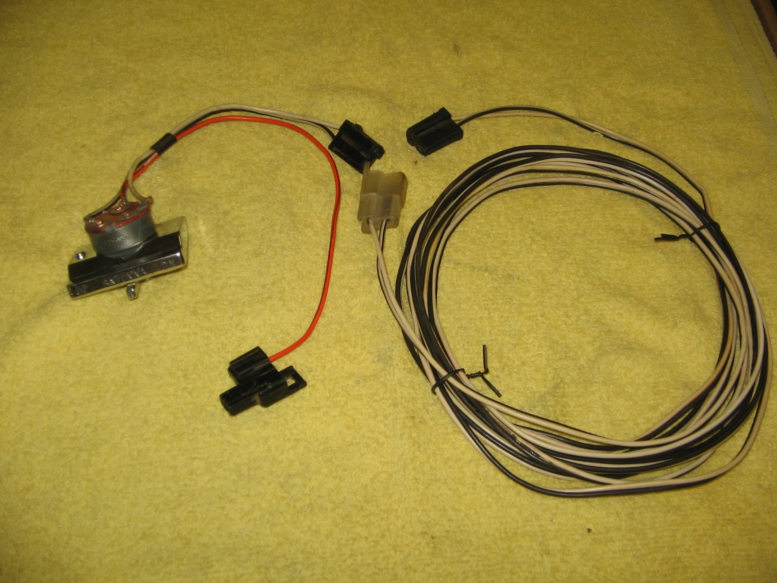 Original Power Antenna Switch Pontiac GTO Bonneville GP 1964 1965 & Wiring 62-67