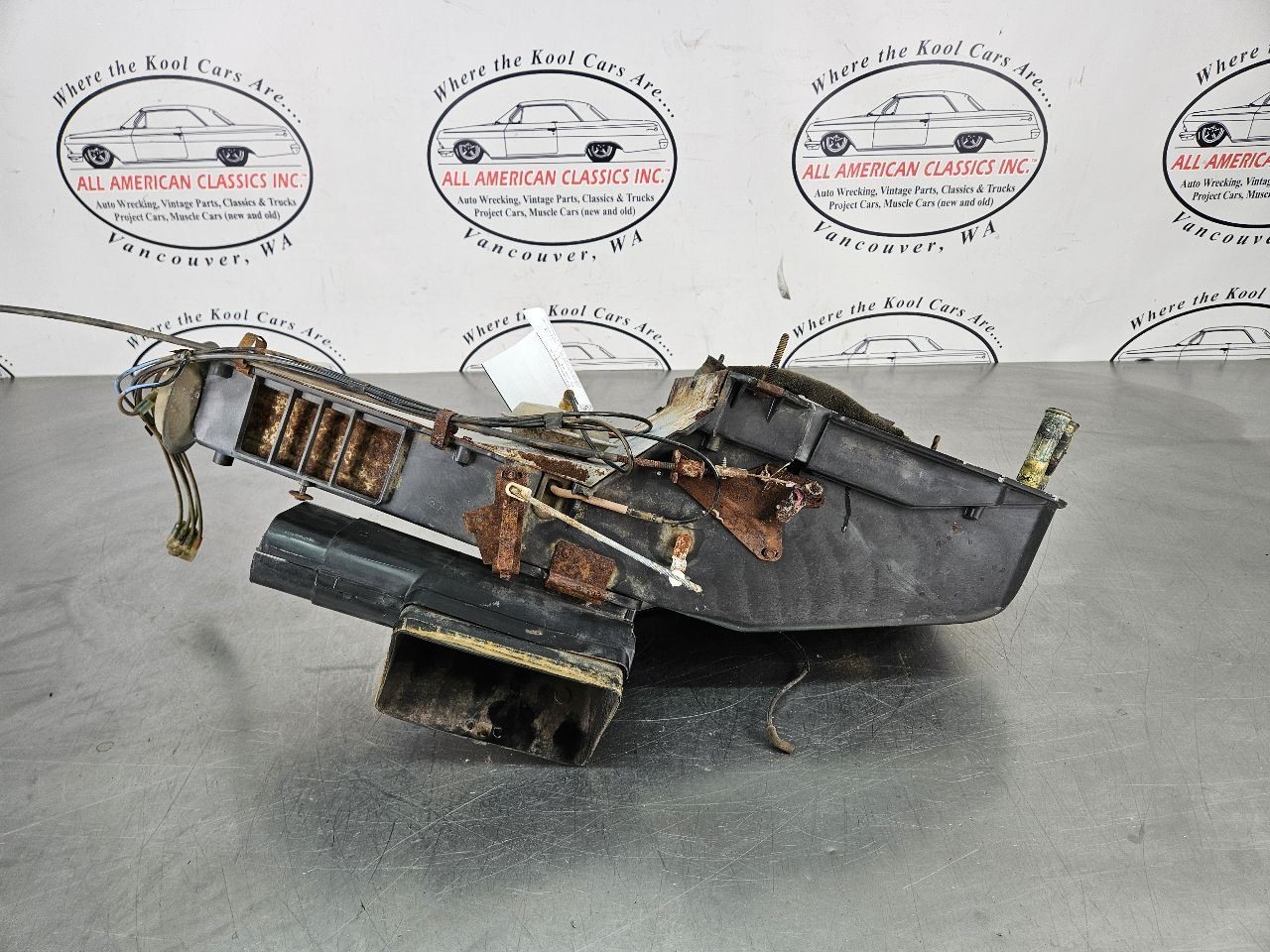 1981-87(91) Chevy Truck, Suburban Under Dash A/C Heater Housing Box, CORE - OEM