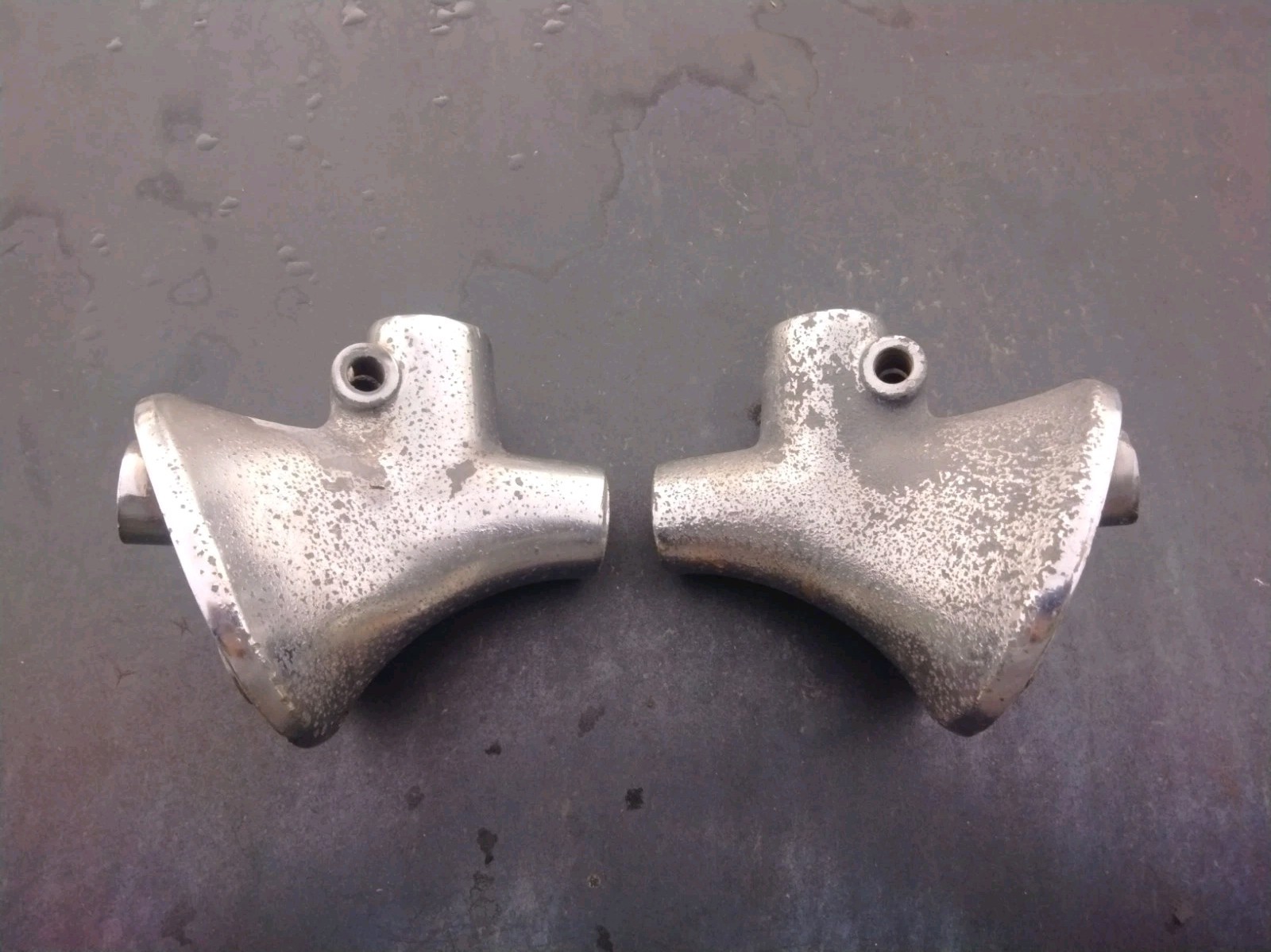 Vintage 1933 '34 Packard Headlight Stands 