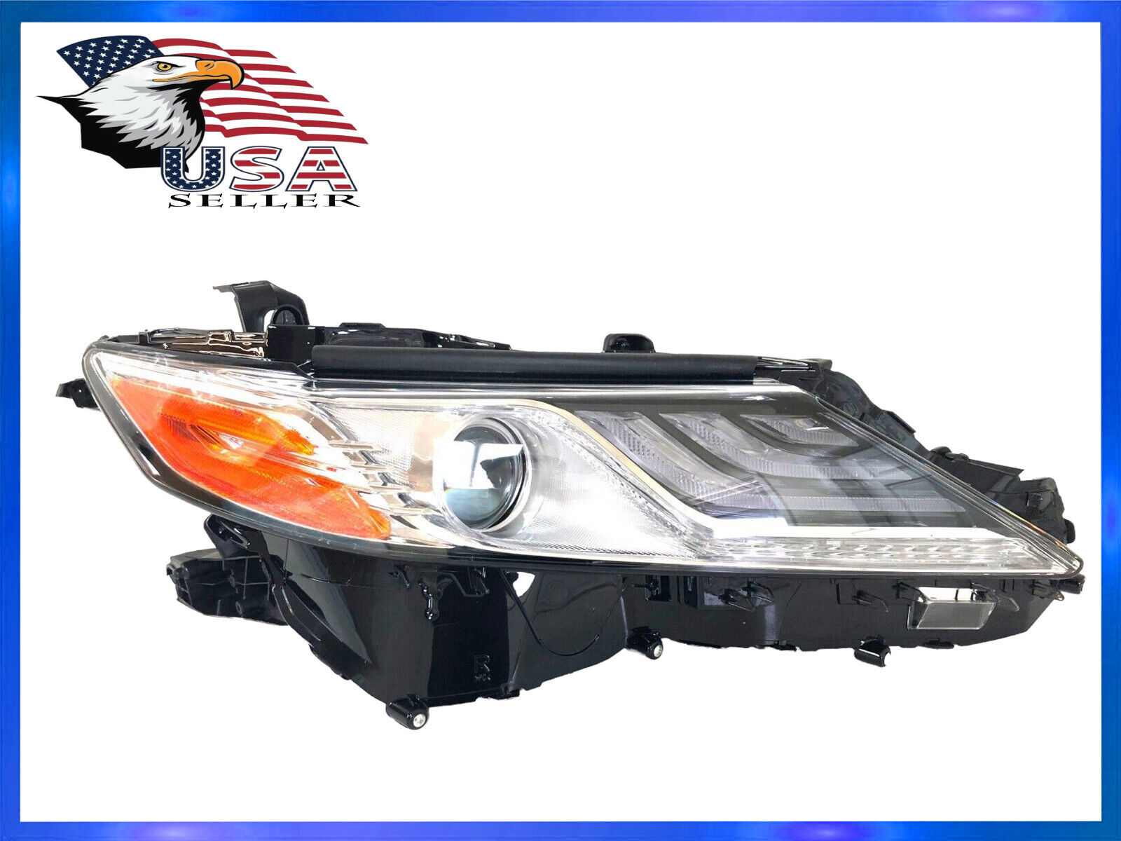 For 2018-2019 Toyota Camry XLE XSE Front Headlight Lamp Xenon HID LED Right Side