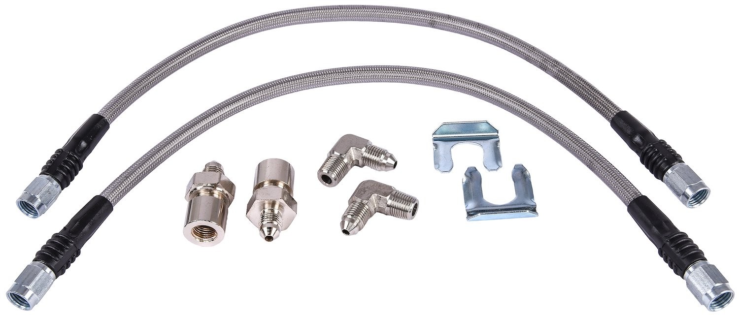 JEGS DOT Brake Hose Kit Fits GM Aftermarket Brake Calipers