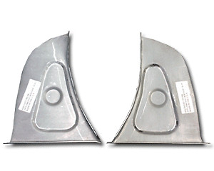1973-88 Fiat Bertone X1/9 Trunk Well Floor Pans Pair NEW