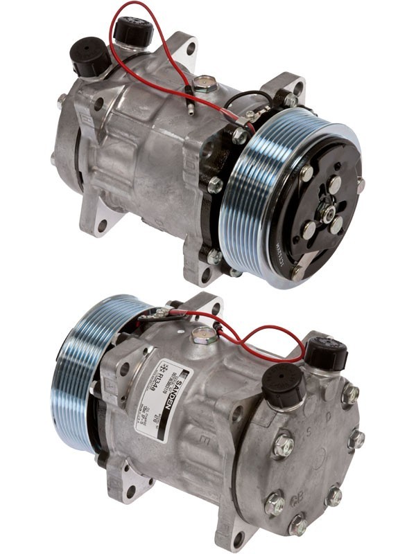 New Genuine Sanden 4710 Compressor with Clutch 12v 8GRV