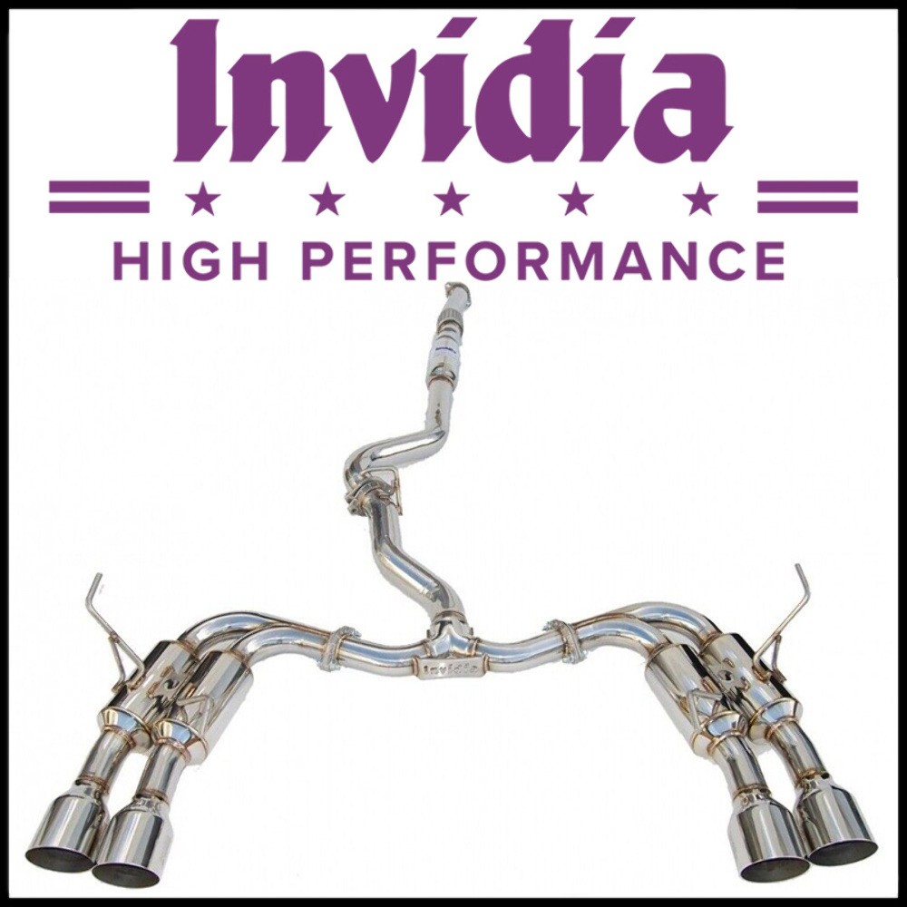 Invidia Gemini R400 Cat-Back Exhaust System fit 08-14 Subaru WRX / STi Hatchback
