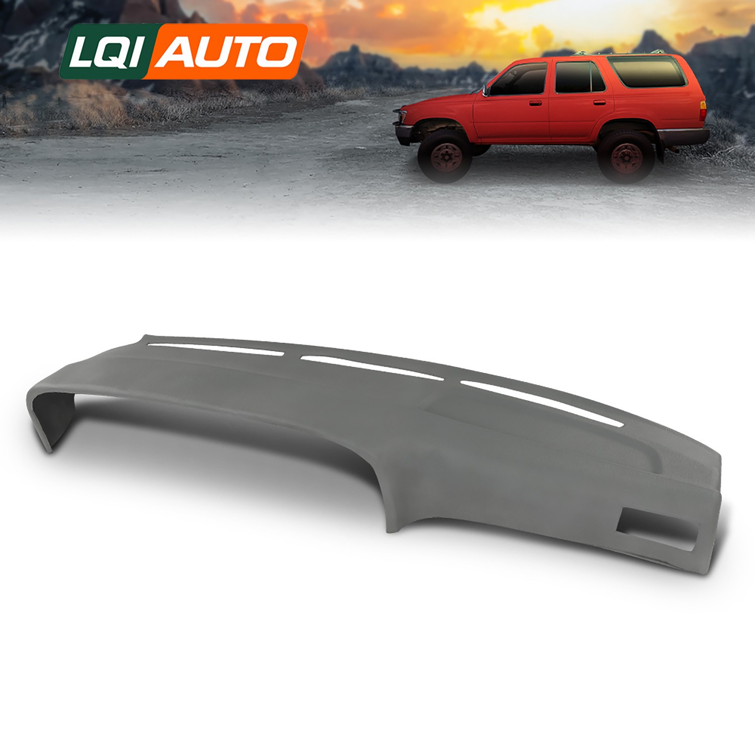 Fit For 1989-1995 Toyota Pickup 4Runner Dashboard Dash Cover Overlay Gray NEW