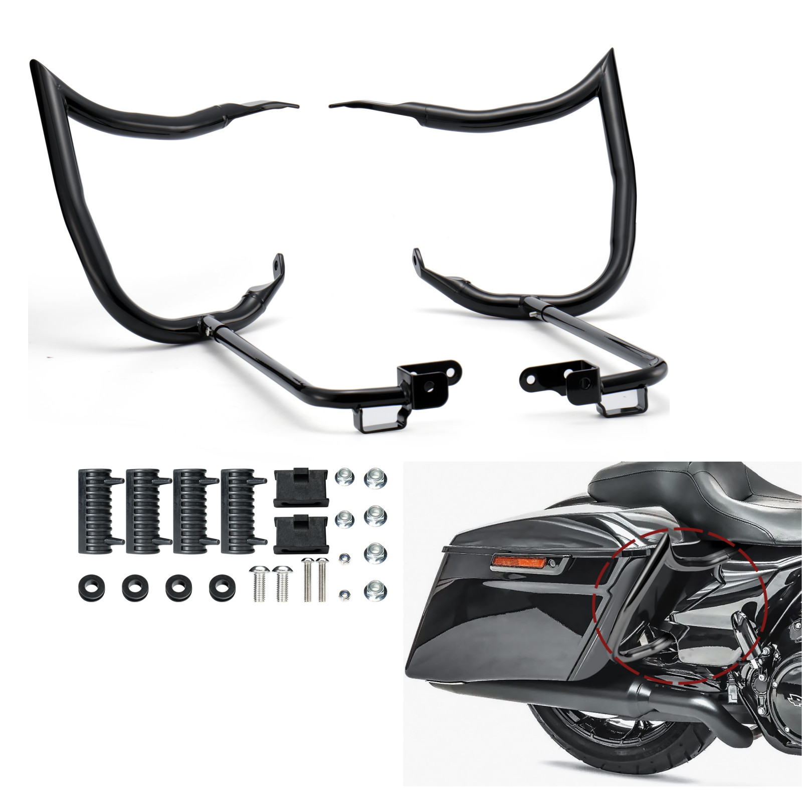 2023-up CVO Road Glide 2024-up Street Glide Saddlebag Guard for Harley  FLHX