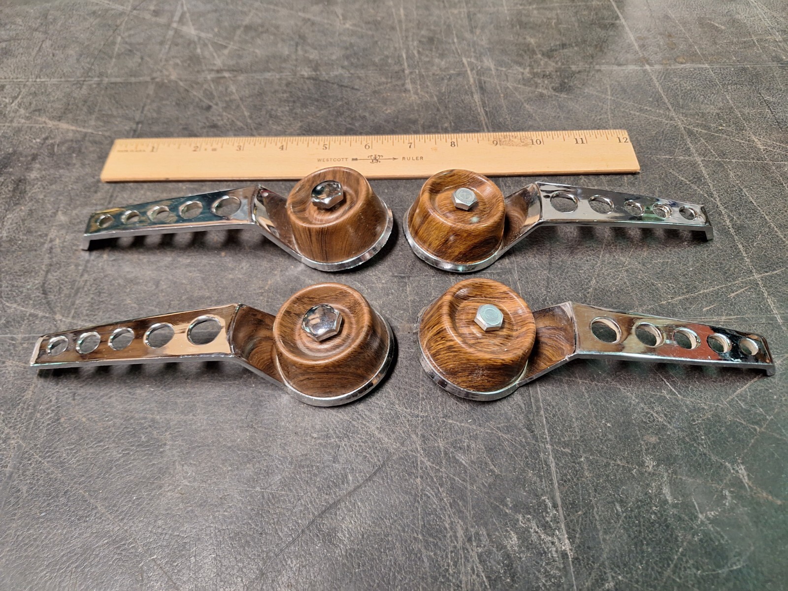 EELCO Old School Custom Door Handles & Window Cranks 1950s 1960s GM Bomb