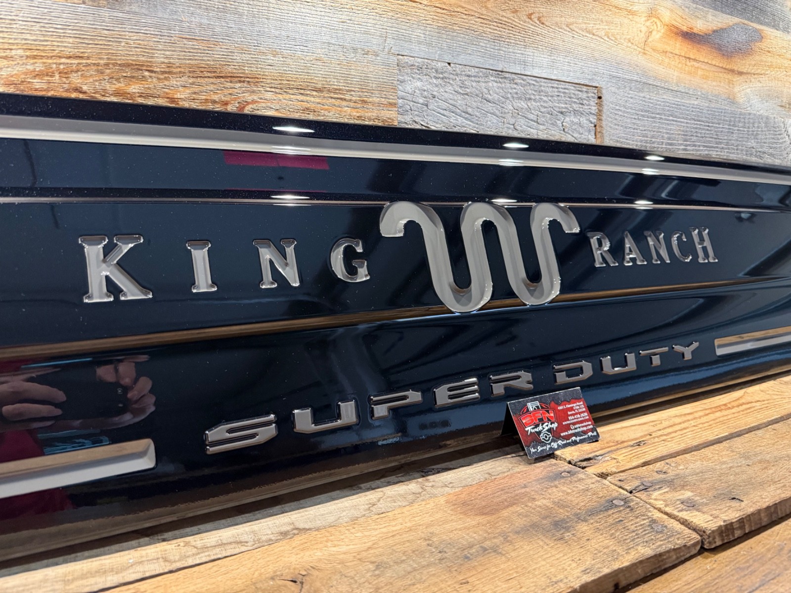 2023-2027 OEM Ford Super Duty KING RANCH Tailgate Applique Panel Custom Painted