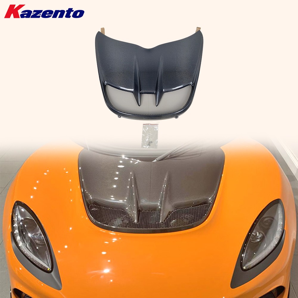  For Lotus Exige V6 Cup 430 380 Front Hood Access Panel Carbon Fiber Sport Style