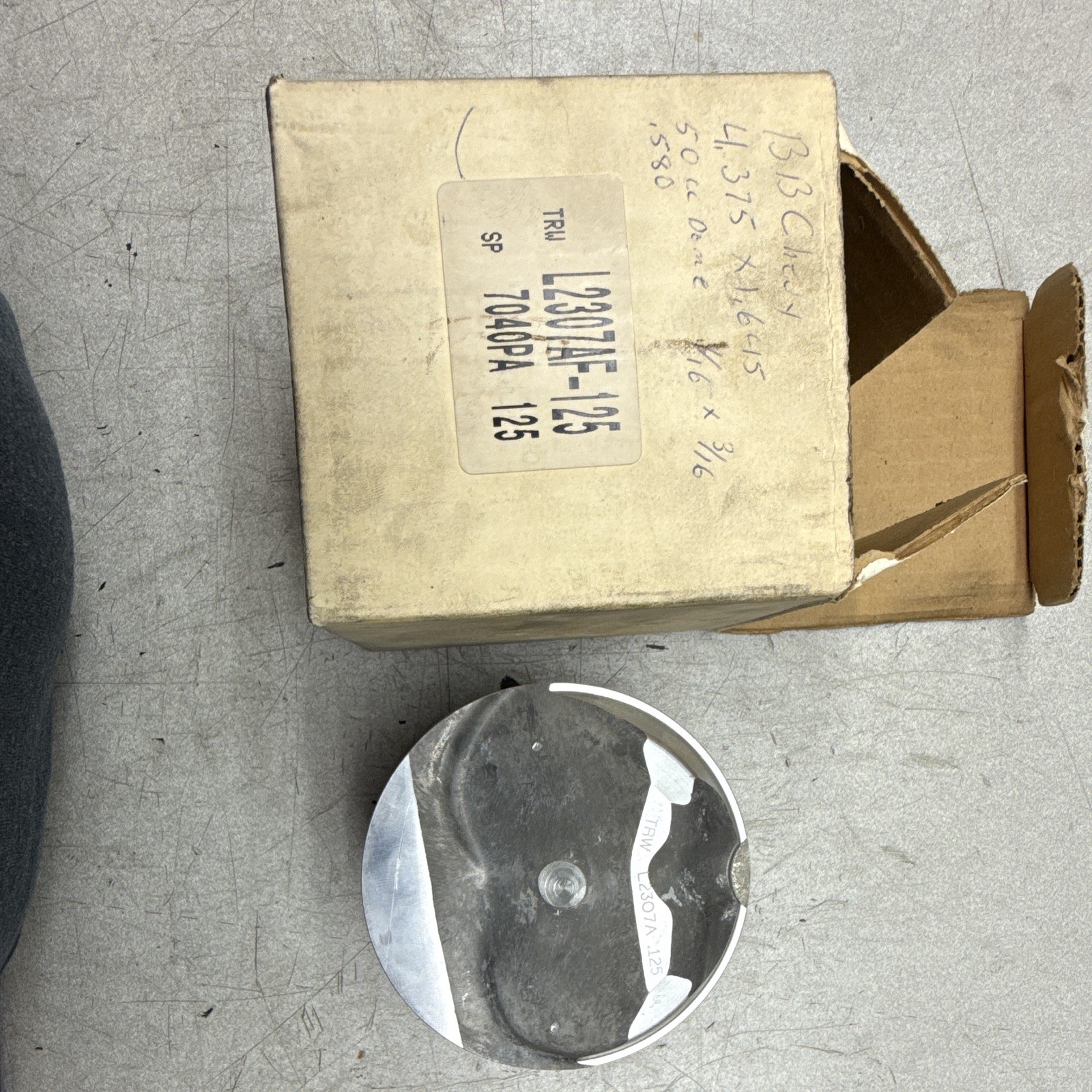 Big Block Chevy Piston 4.375 Bore 50cc Dome .580 Dome Height