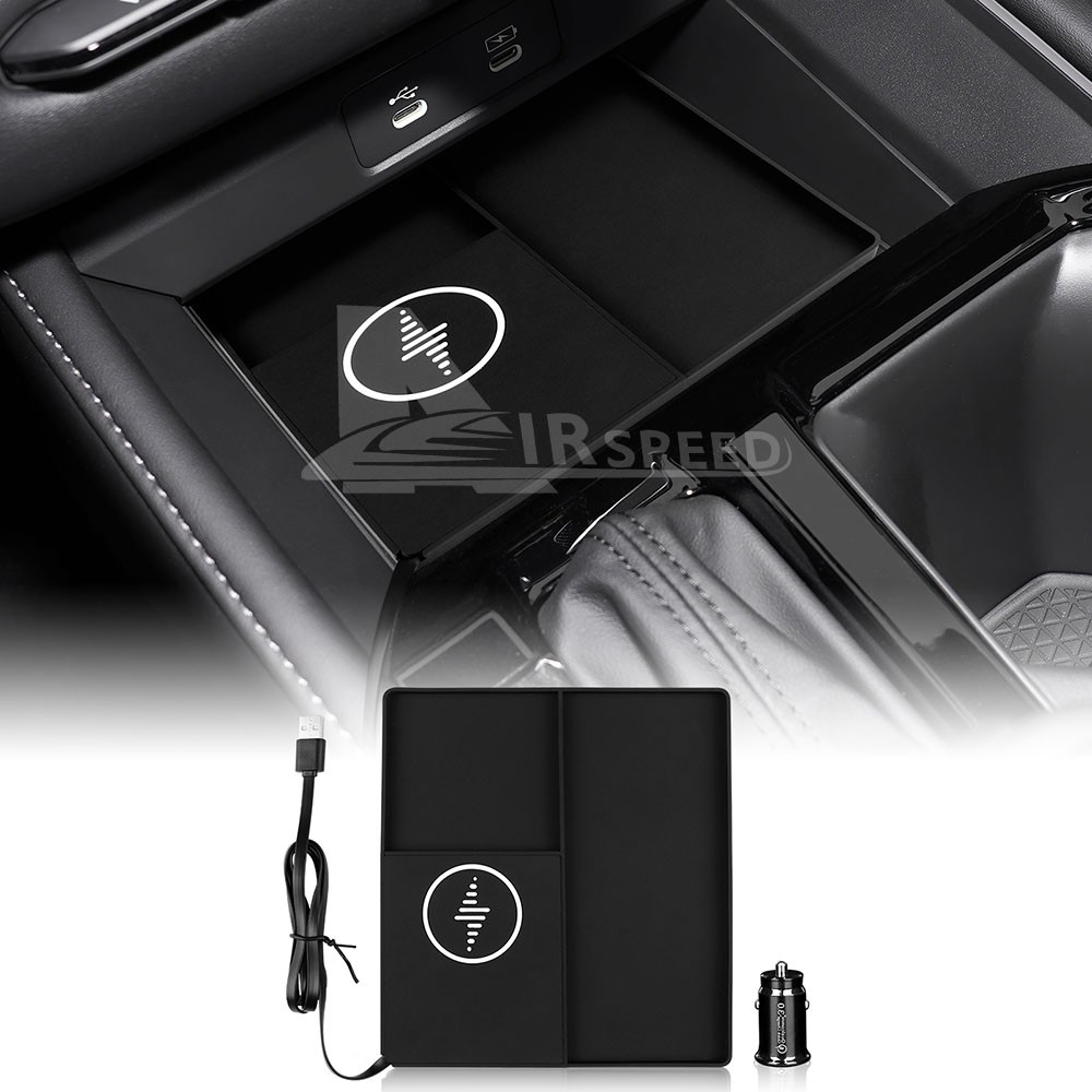 For Honda Accord 2023-2024 Car Wireless Charger Pad Phone Fast Charging Mat PVC