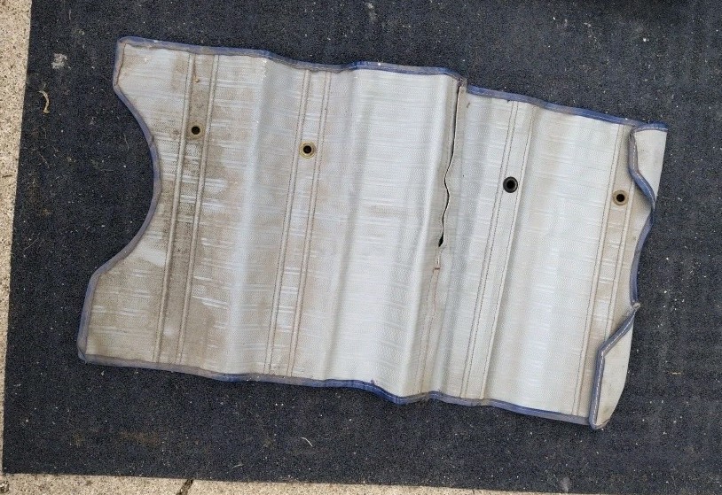 Vintage 1930s Ford TUDOR Vinyl Winter Front Grill Cover Vintage Selling Separate