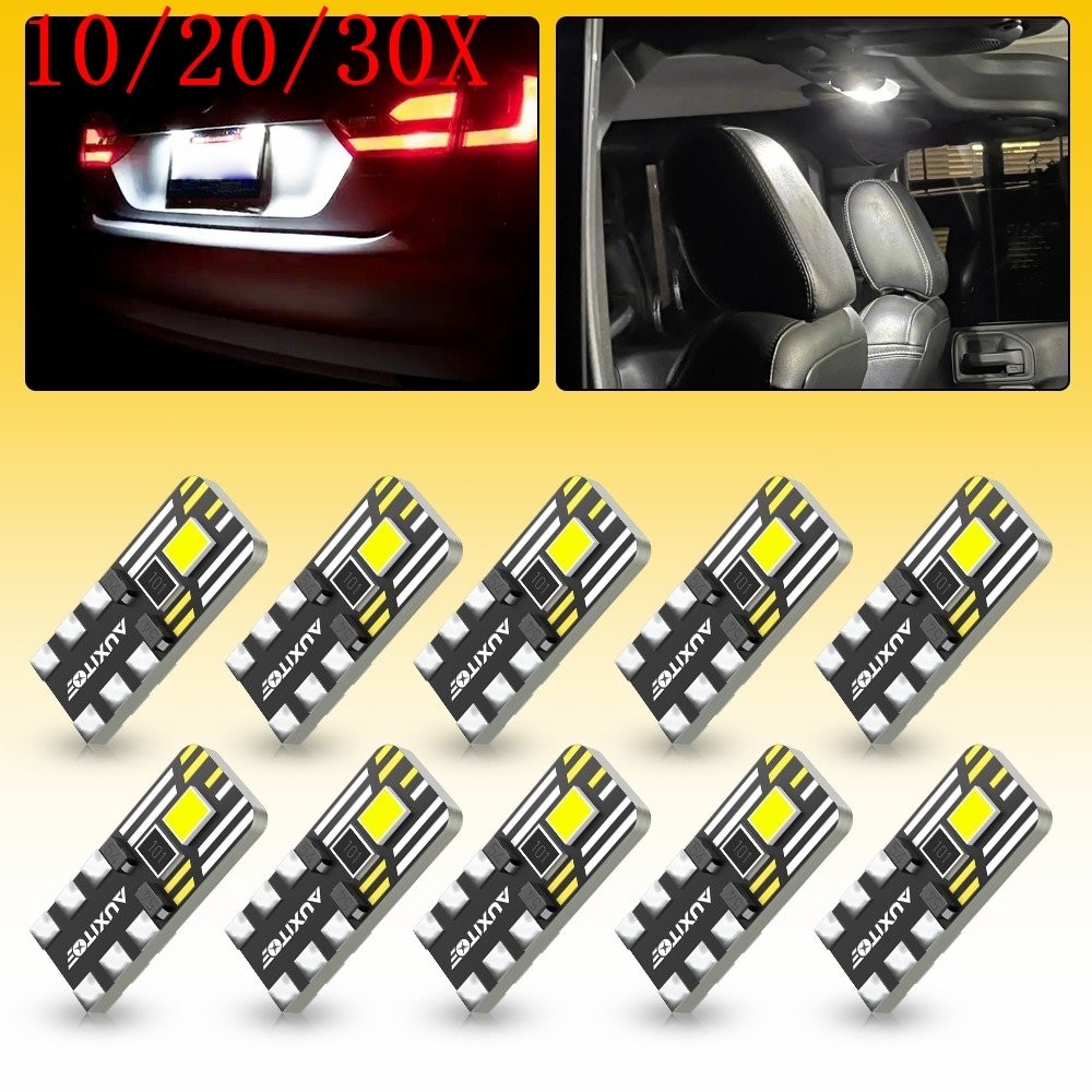 10/20/30X LED Interior License Light Plate Dome Bulb Super White T10 194 168 W5W