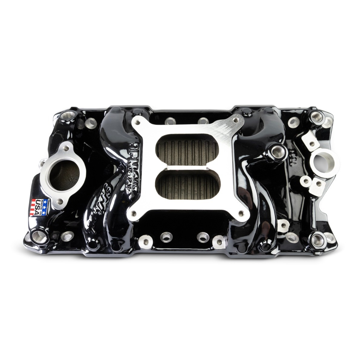 Edelbrock 7501-BP Performer RPM AIR-Gap Intake Manifold Small Block Chevy