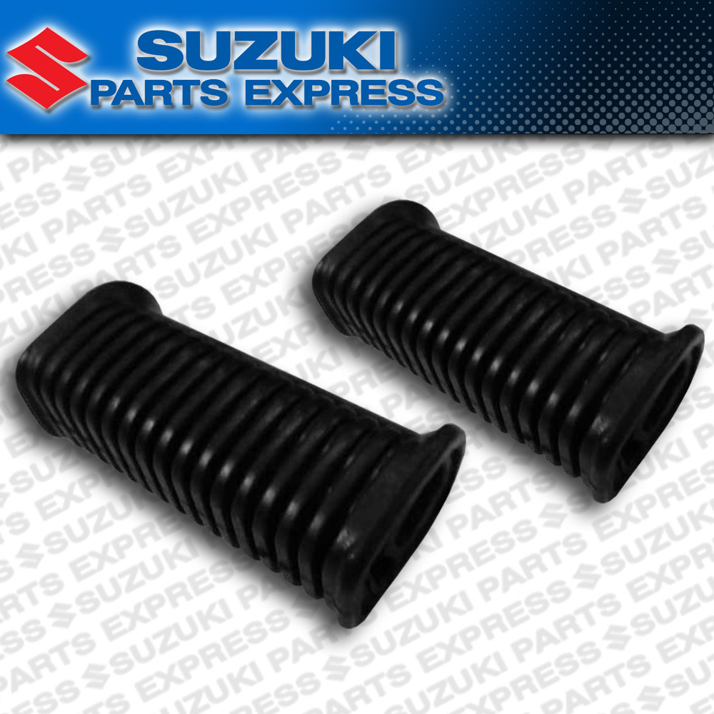 NEW 1986 - 2017 SUZUKI LS650 SAVAGE LS 650 S40 OEM DRIVER FOOT PEG RUBBERS SET
