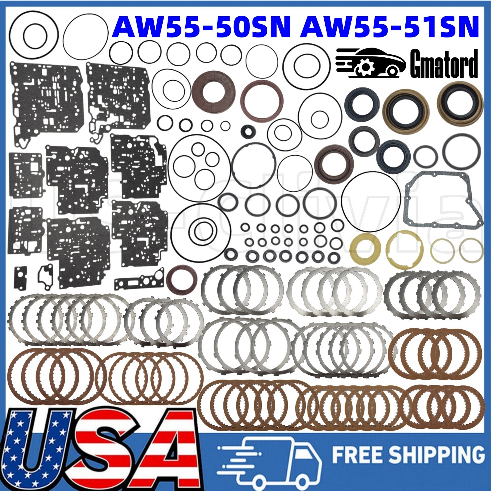 AW55-50SN AW55-51SN Transmission Master Rebuild Kit # AF23 AF33 For Nissan Volvo